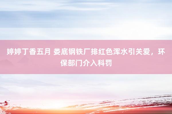 婷婷丁香五月 娄底钢铁厂排红色浑水引关爱，环保部门介入科罚